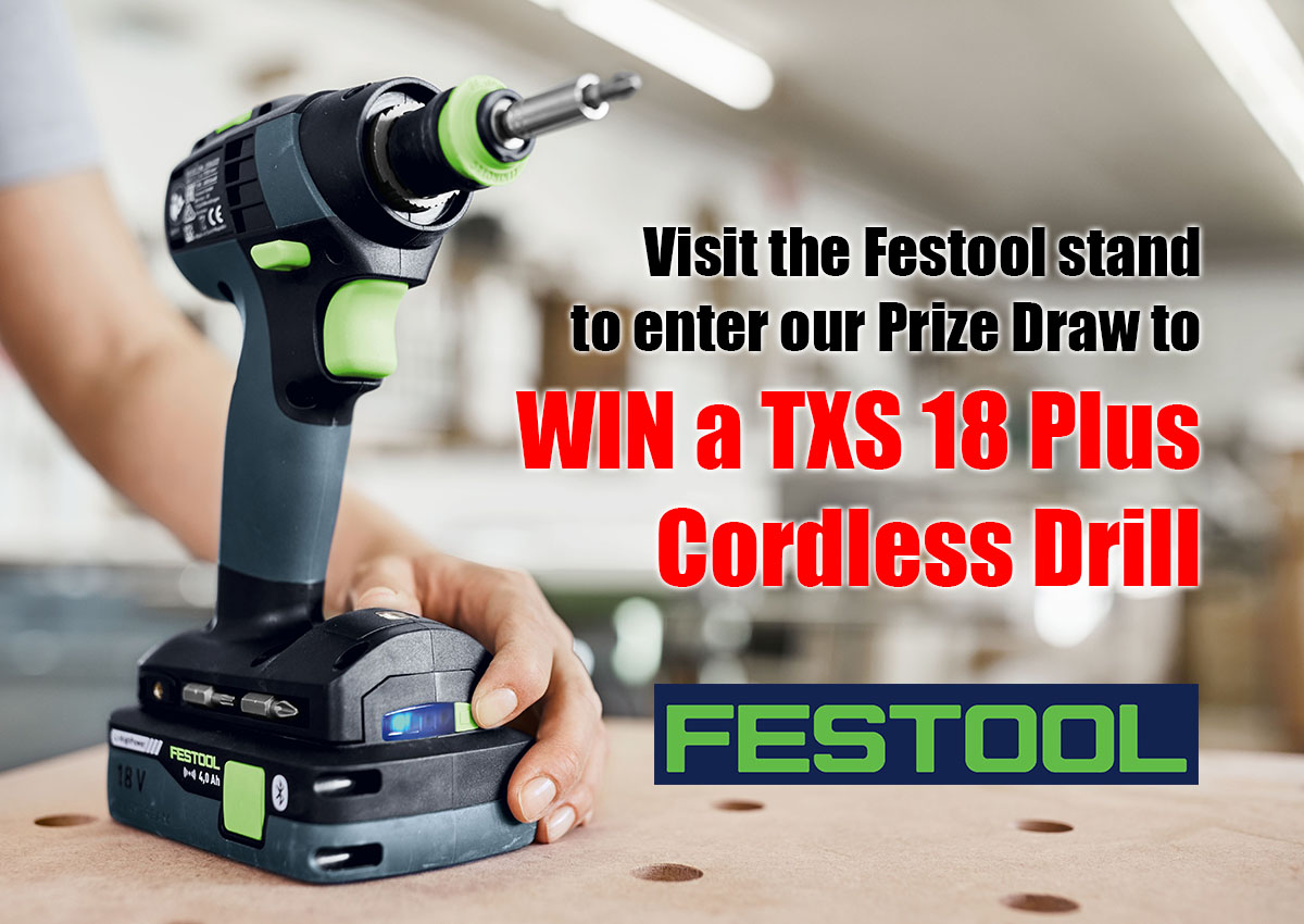 Win A Festool TXS 18Plus Cordless Drill